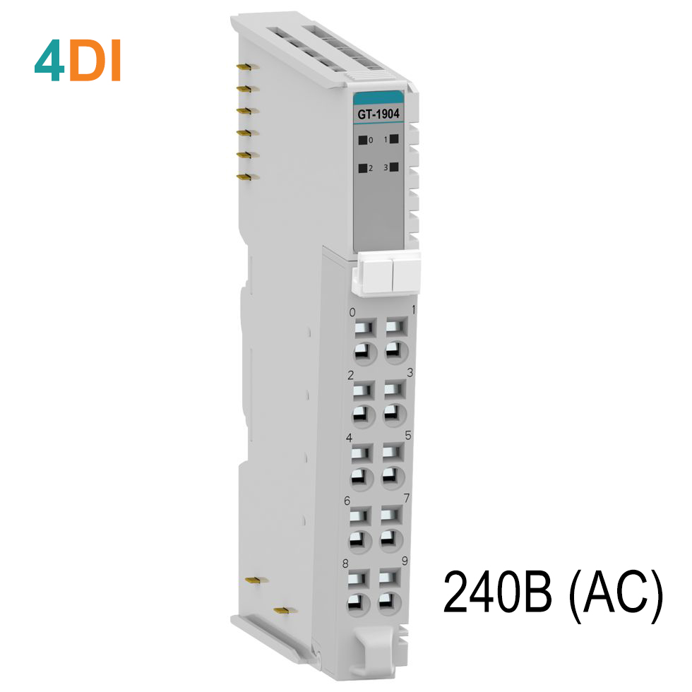 GT-1904 Дискретный ввод, 4DI, 240 В (AC), RTB 10