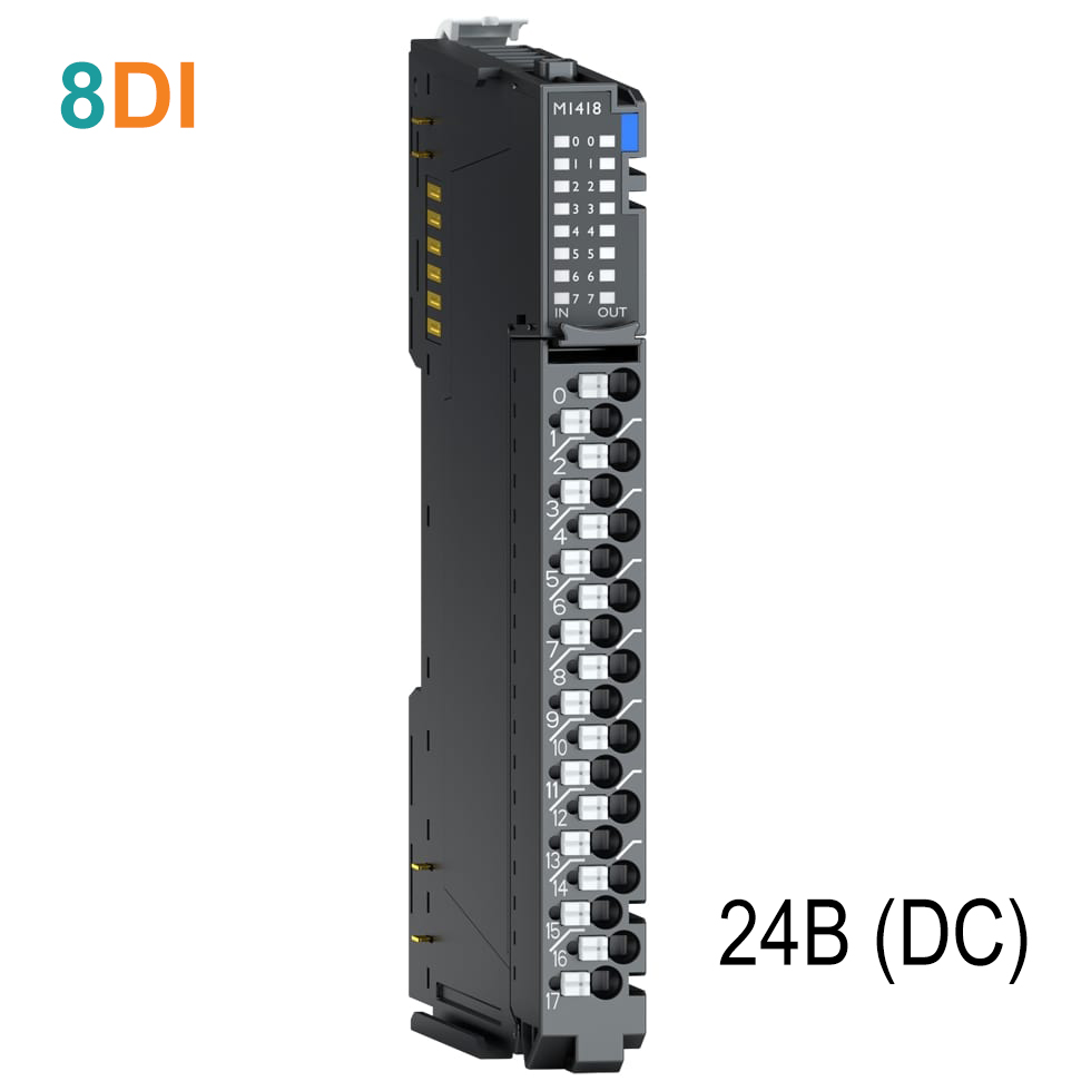 M1418 Дискретный ввод, 8DI, 24 В (DC), Sink, диагностика, RTB 18