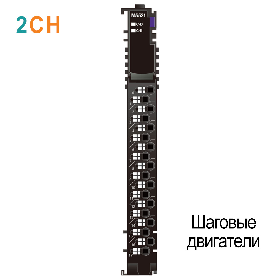 M5522 Модуль управления шаговым двигателем, 2CH, RTB 18