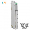 GT-3918 Аналоговый ввод, 8AI, 0-20/4-20/±20 мA, 12 бит АЦП, RTB 18